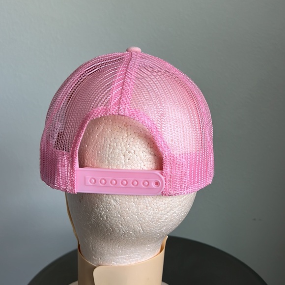 NASA women’s pink&silver,mesh, snap back trucker hat - Picture 3 of 6